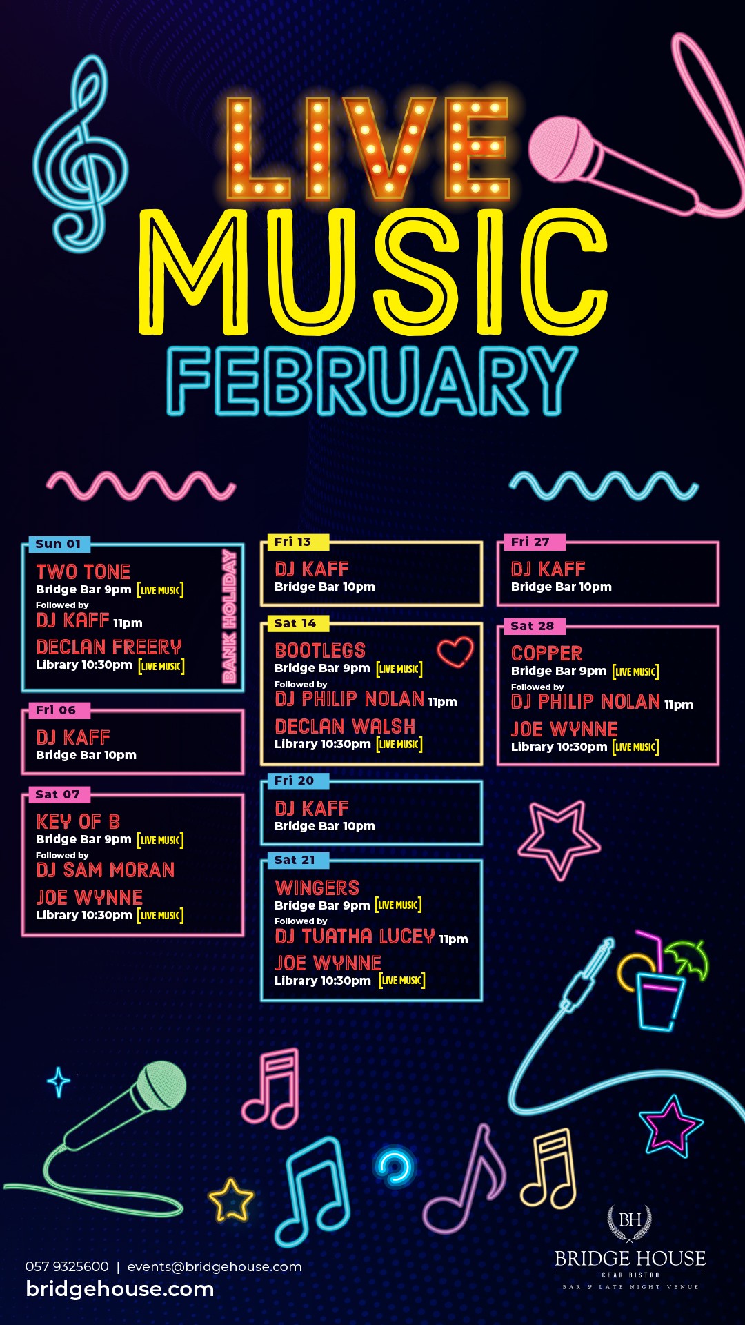 late bar tullamore, char bistro tullamore, hen party tullamore, party tullamore